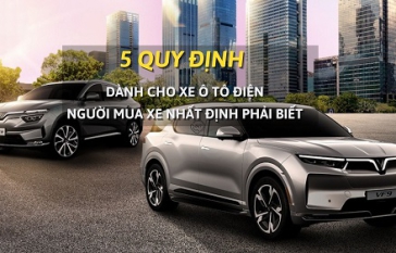 5 Quy Định Dành Cho Xe Ô Tô Điện Khách Hàng Mua Xe Cần Phải Biết