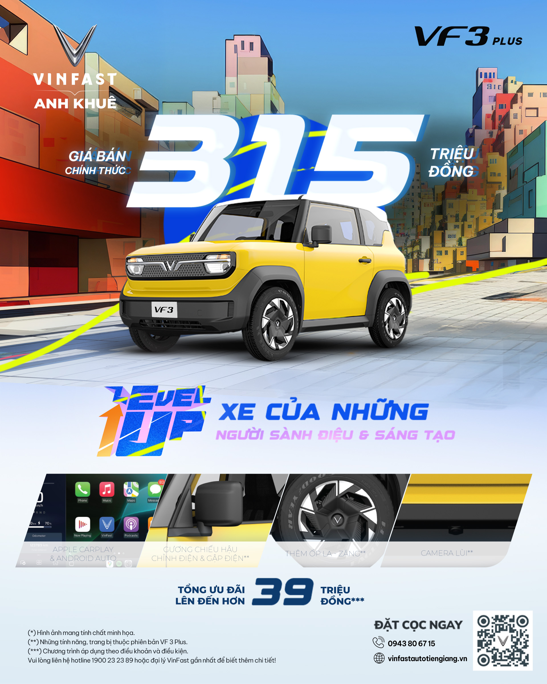 Chương trình VF3 Plus tháng 1 năm 2026
